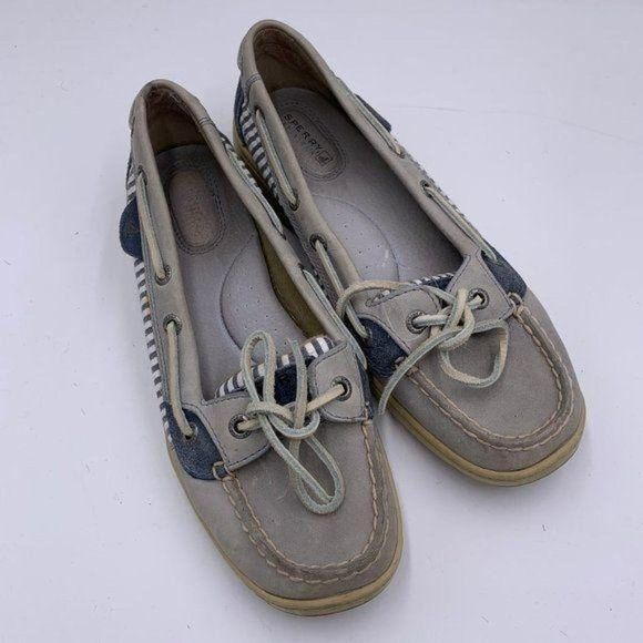 Sperry Shoes - Sperry Blue Denim‎ Slip On Boat Shoes